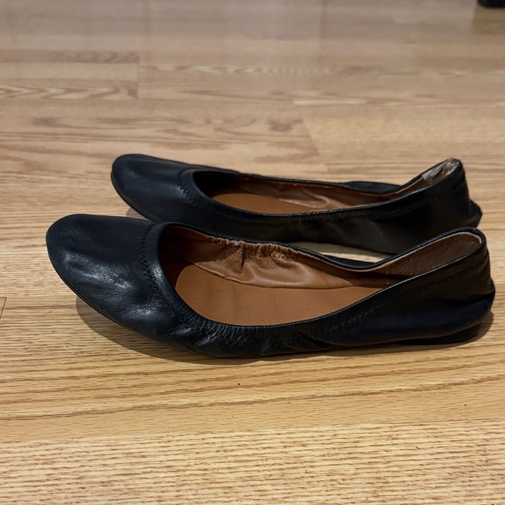 Lucky Brand Black Leather Loafers